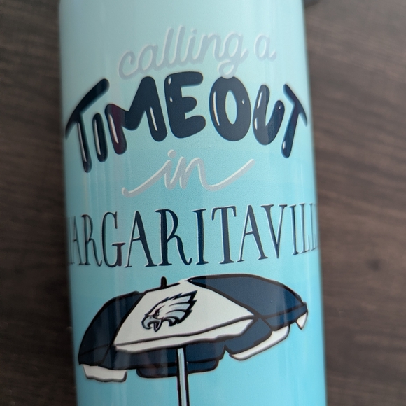 Philadelphia Eagles Stainless Steel Tumbler with Straw In Margaritaville - Picture 2 of 7